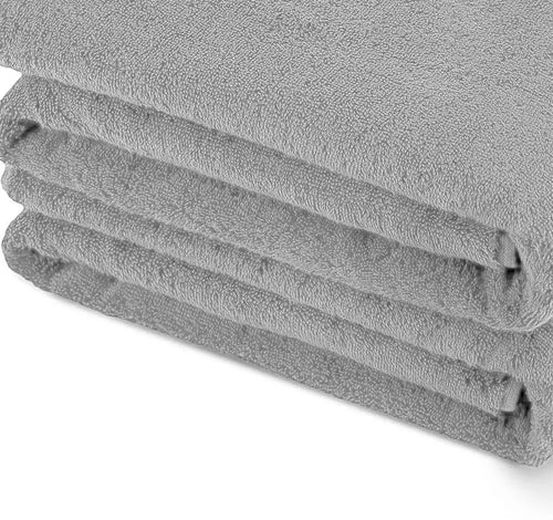 Pack of 2 Extra Large Super Jumbo Bath Sheets 100% Egyptian Cotton Super Soft Luxury Towel (100 x 200 cm) Towelsworld
